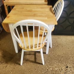 Small White And Natural Farmhouse 3 Pc Set 