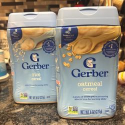 Gerber, Baby Cereal Sealed 8 Oz 6 Month+
