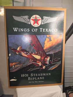 Wings of Texaco 1931 Stearman Biplane Poster