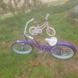 2- Bikes 1 JOYSTAR 14 INCH WHEELS ELECTRA 20 INCH WHEELS 