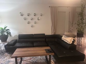 Black sectional
