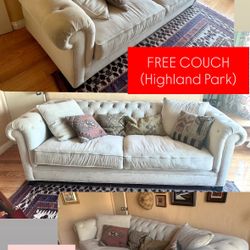 FREE White Upholstery Couch