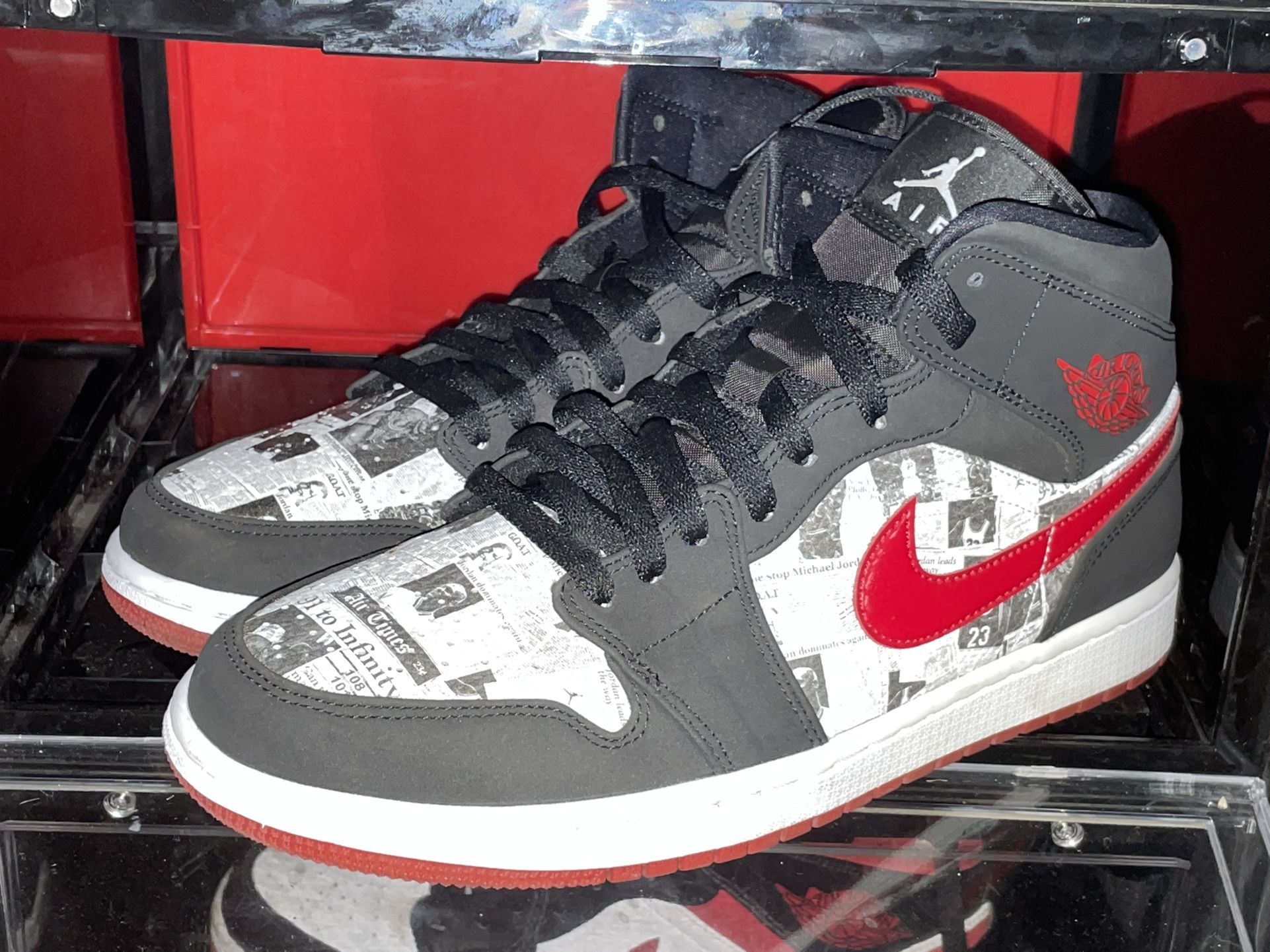 Jordan Mid Newspaper Air Times - Main Image