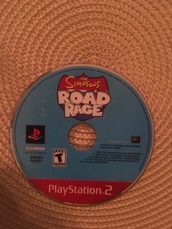 Sony PlayStation ps2 the Simpsons road rage