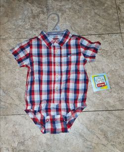 Wrangler baby boy onesie new