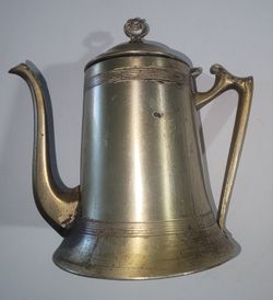 ANTIQUE SILVERPLATE TEAPOT