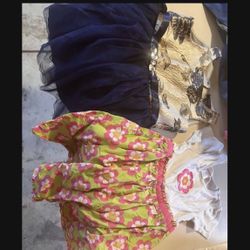 Dresses for girls size 6 in good shape $20 both