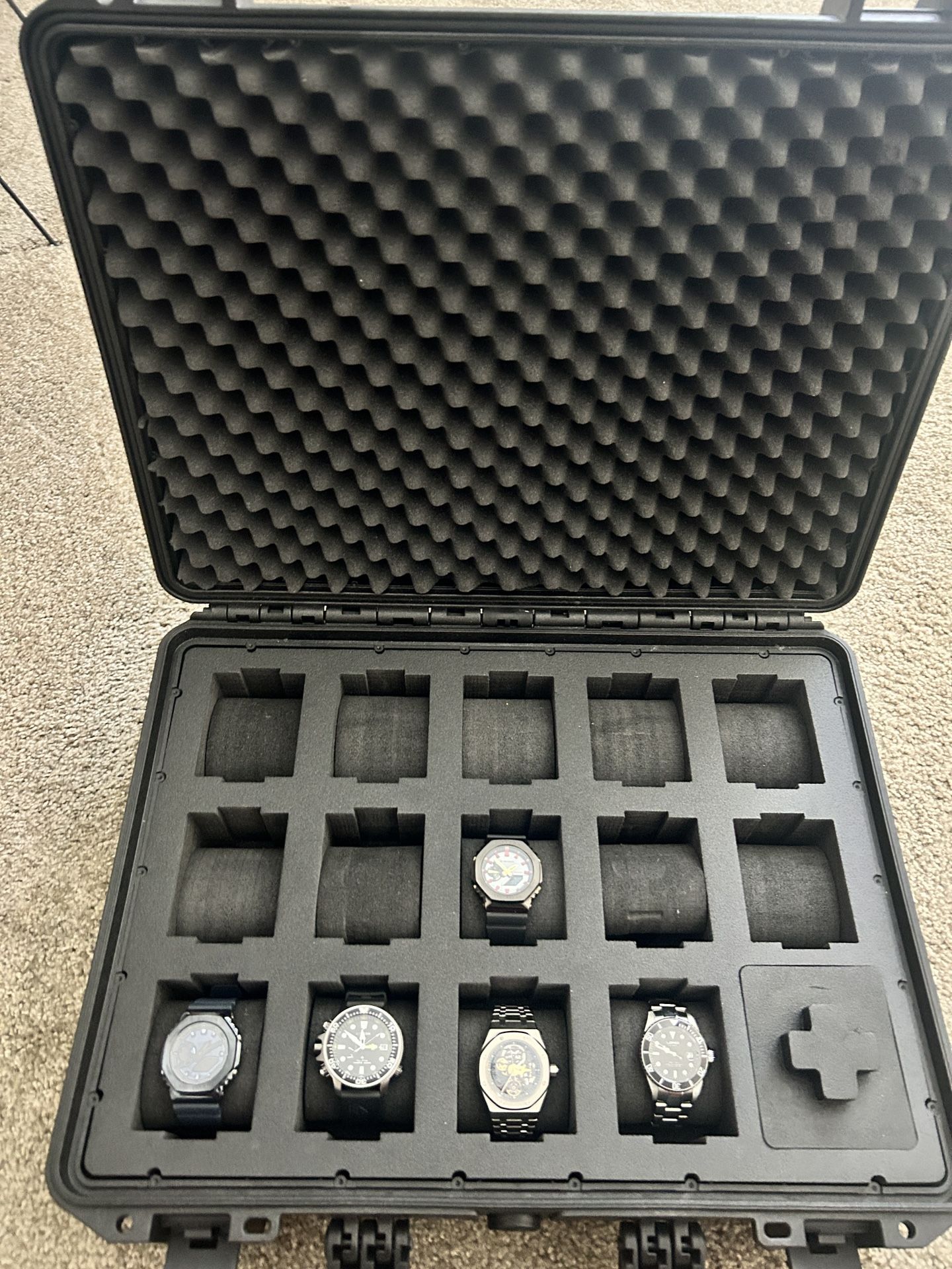 Case With 5 Watches 