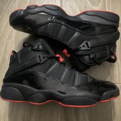 Jordan 6 Rings Red And Black Edition