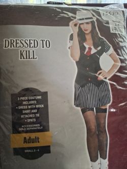 Halloween  Dress Costume Adul  Size Small 2-4