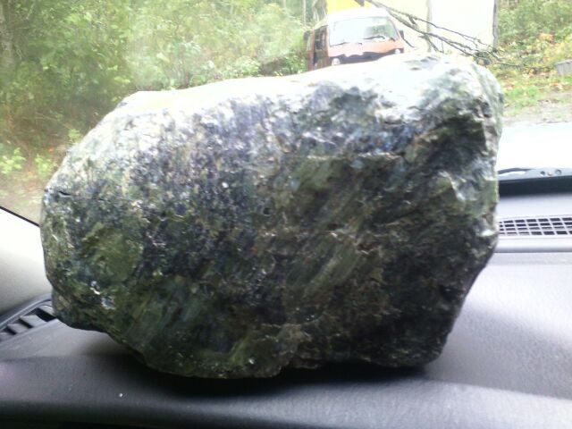 21# piece of Raw Nephrite Jade