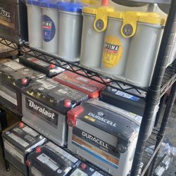 Car batteries