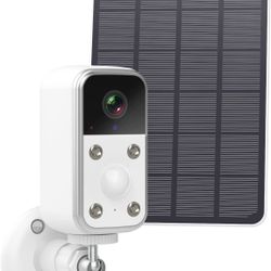 Security Camera Outdoor, Wireless Spotlight Solar Powered Camera Rechargeable Battery IP Camera Home Surveillance WiFi Cam,Waterproof Night Vision Mot