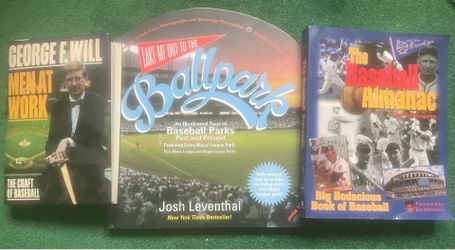 Three baseball related books
