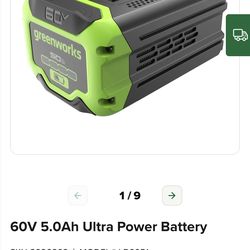 Greenworks battery 60v 5.0ah give me a price