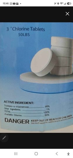 Pool chlorine Tablets 3"