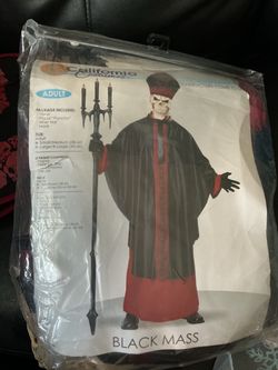 California Costumes Black Mass Adult Halloween Costume