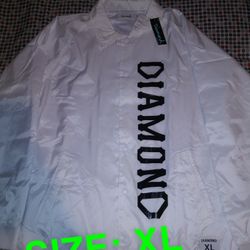 DIAMOND SUPPLY DUGOUT COACH'S JACKET