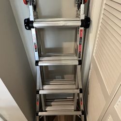 Little Giant Ladders Multi M18, 18-ft Reach Type 1A - 300 lbs. Load Capacity Telescoping Multi-Position Ladder