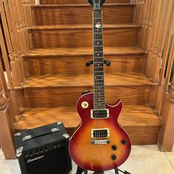 Gibson Baldwin Les Paul W/ Silvertone Vintage Guitar Amp