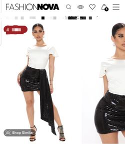 Fashion Nova Sequin Mini Dress