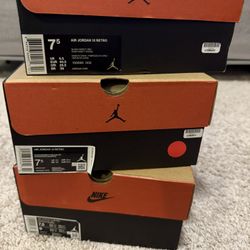 Jordan 12s Royalty, Cherry And Flu Game Size 7.5 Men’s