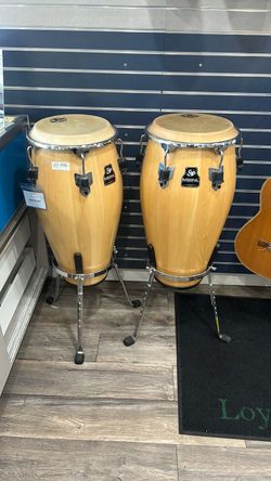 Meinl Conga Drums Set with Stands