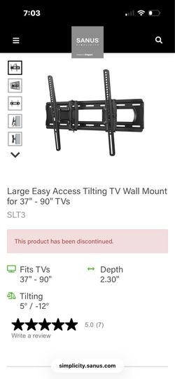 Sanus TV wall mount