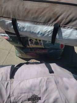 Coleman Tent and Quest Camping Bag Bundle