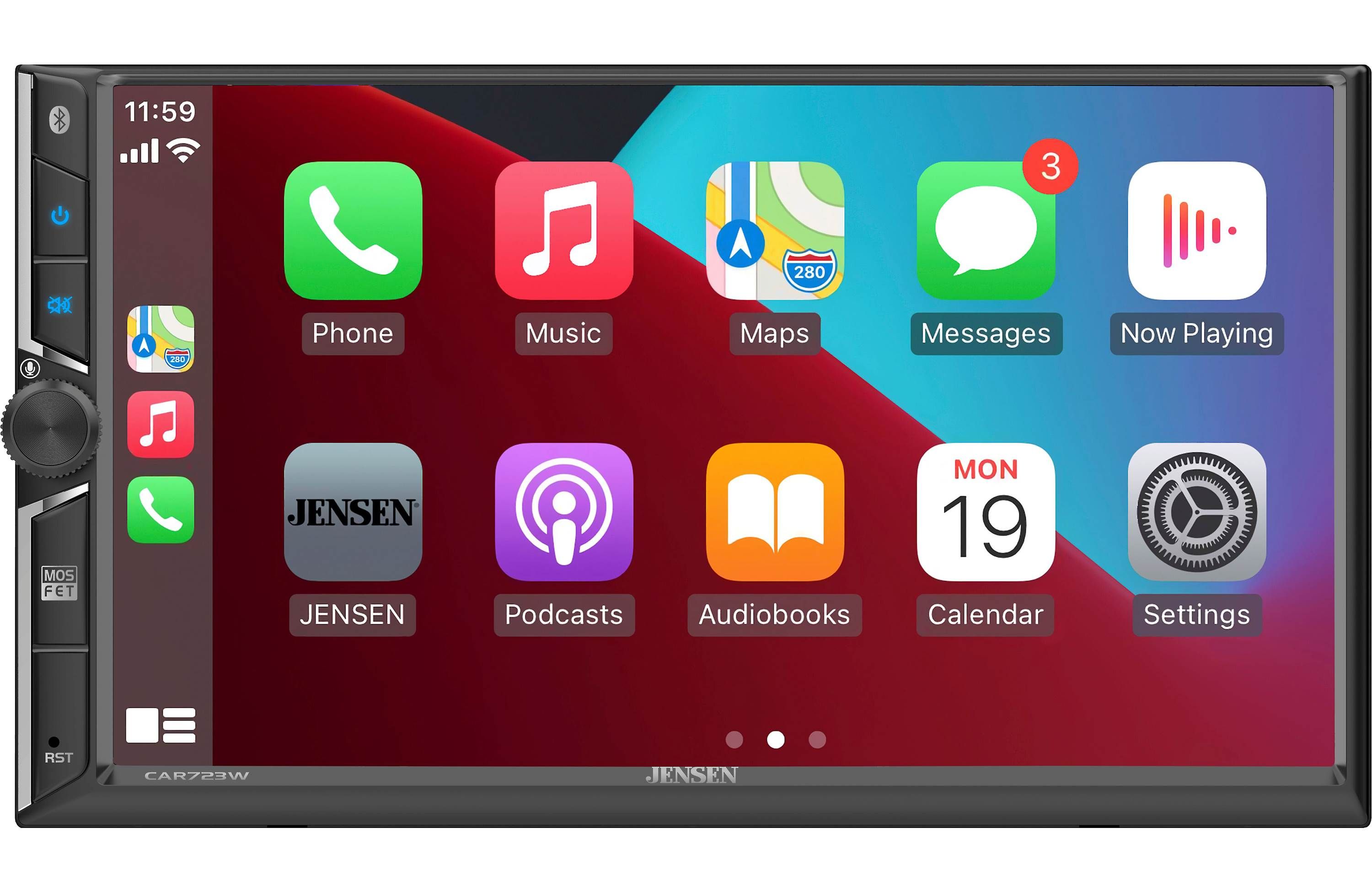Jensen CAR723W Digital multimedia receiver