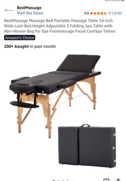 3 fold massage table (unused )