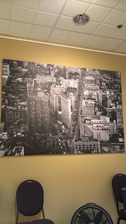 NYC  large wall print 78”x 55