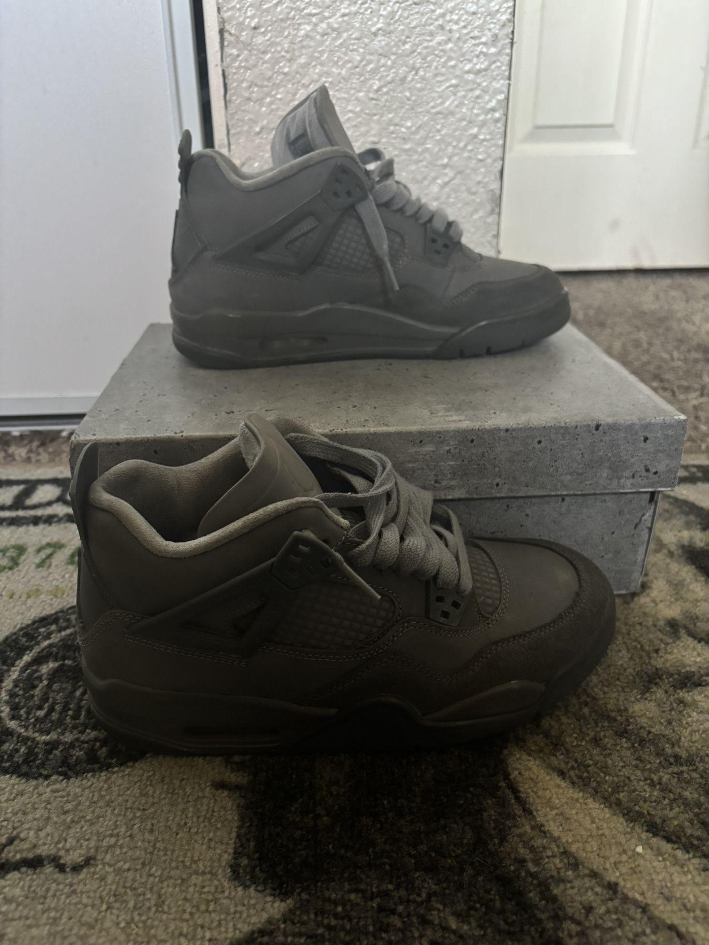 Grey Jordan 4s With Box Size 6.5y Want $160