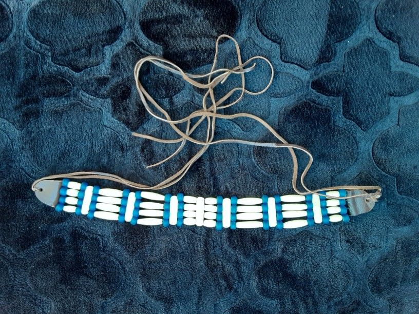 4 Strand Bone Choker Necklace