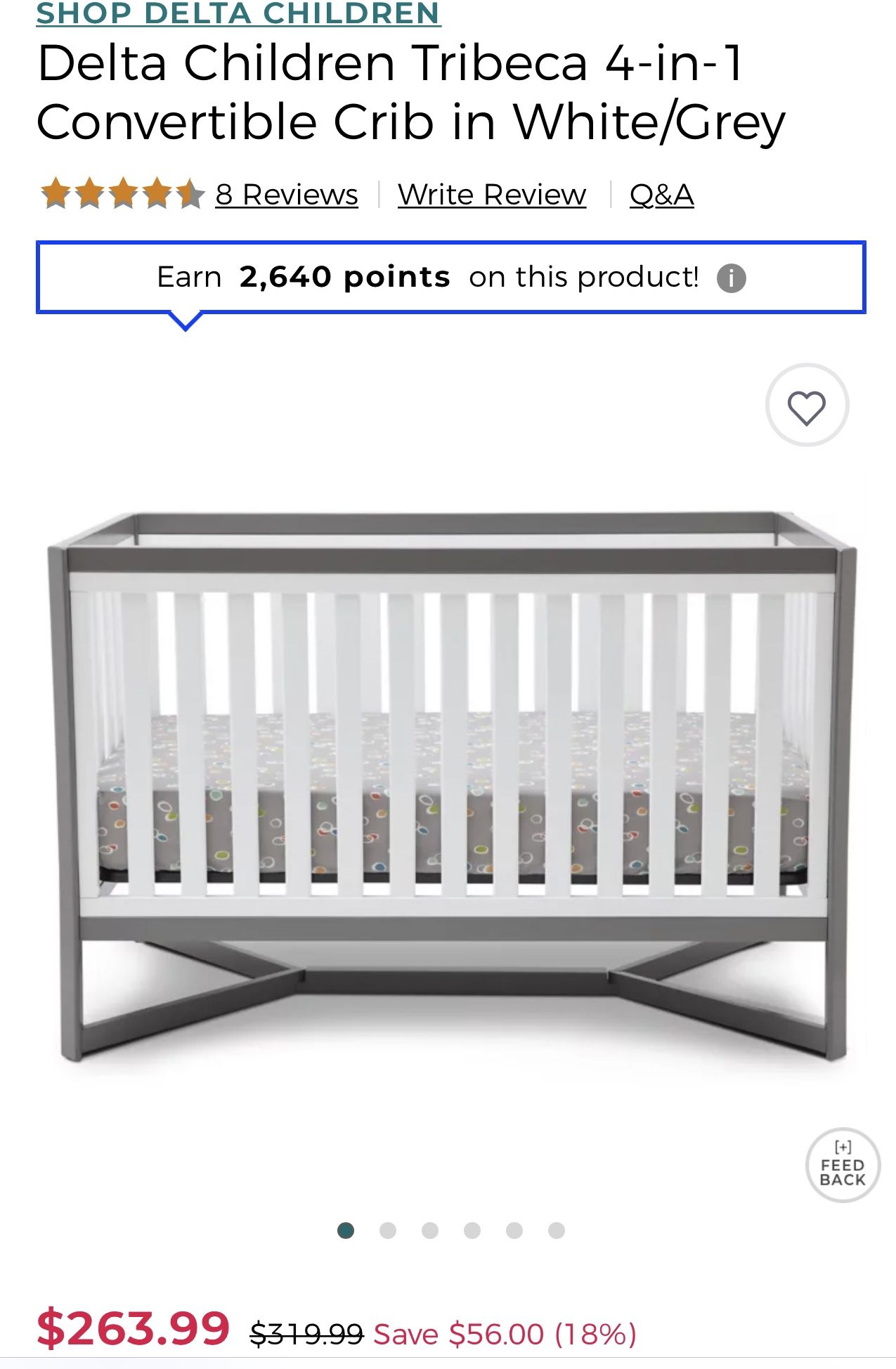 Delta Children 4 In 1 Crib