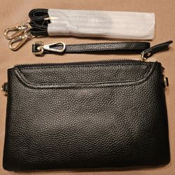 Triple Zip Small Crossbody Bag- New