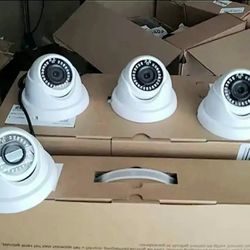 4 Camaras De Seguridad -4 CCTV Security Cameras With Recorder❗️INSTALLED❗️INSTALADAS 💯