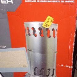 Portable Propane Convection Heater. 
Output: Adjustable heat output 