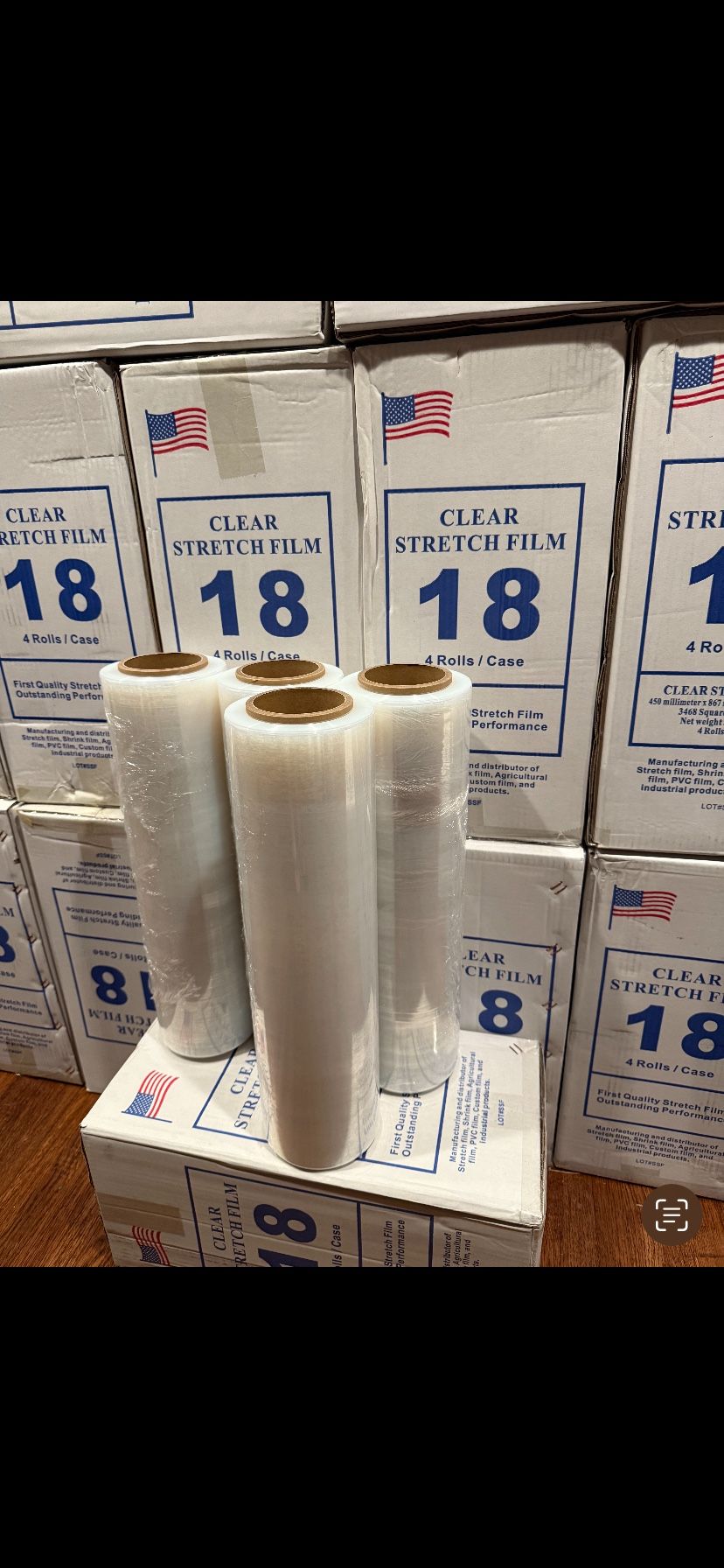 Shrink Wrap Plastic Wrap Delivery Available