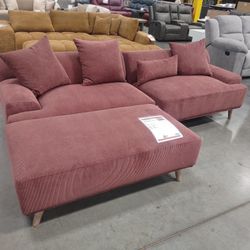 New Extra Large Sofa And Ottoman On Sale Now At 40%off Don't Miss
