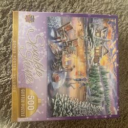 500 Piece Glitter Puzzle 