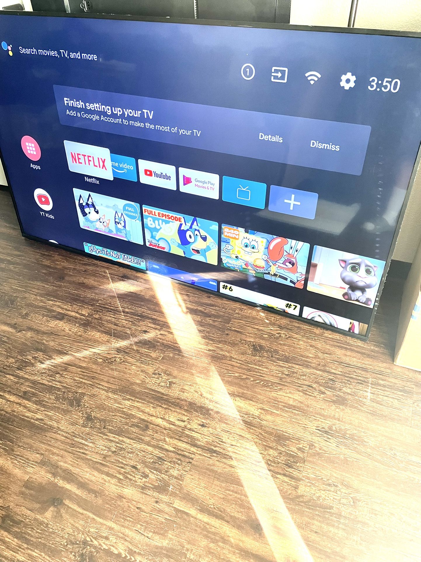 75”Hisense Android 4K 2160p UHD Smart TV