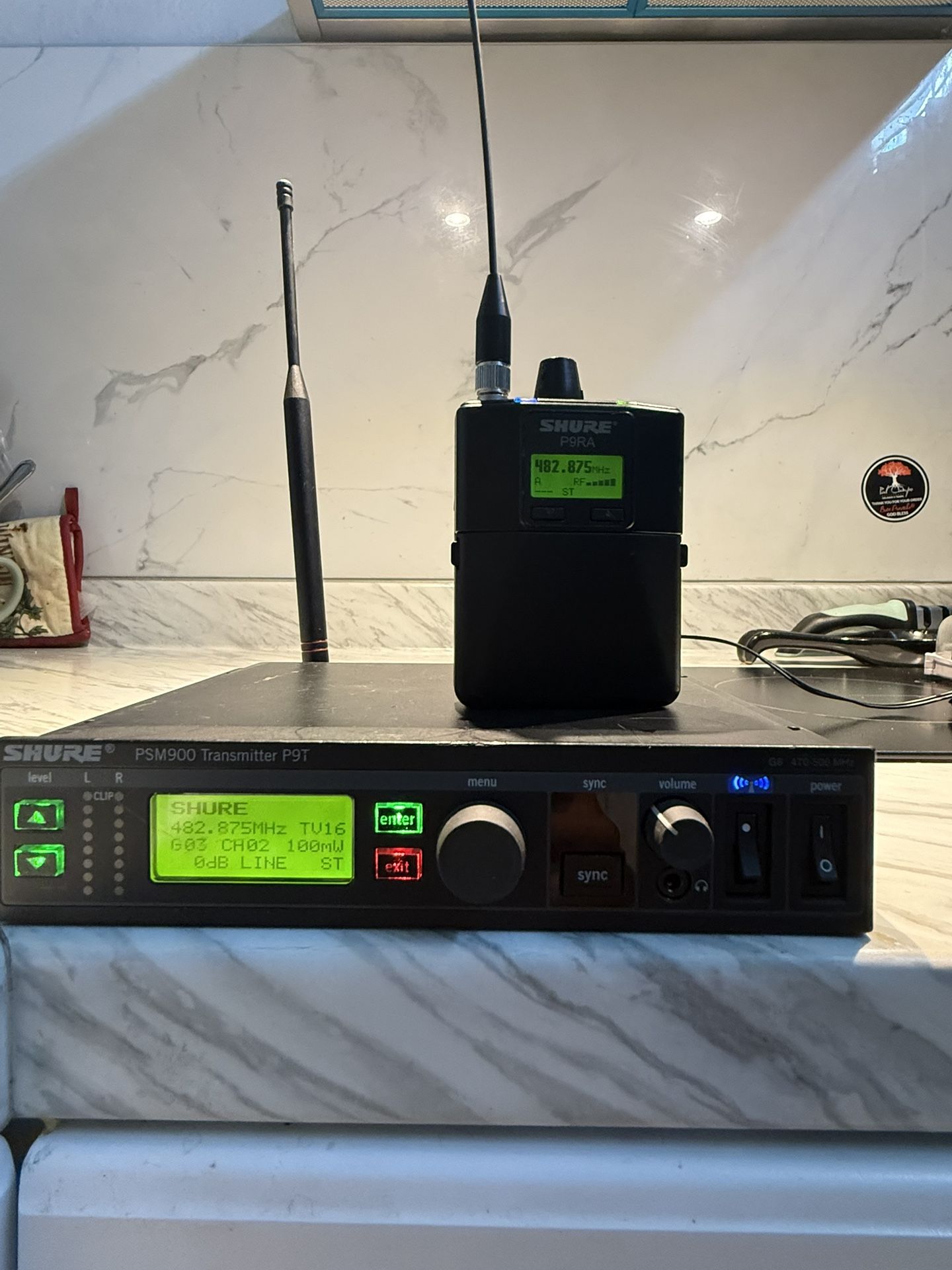 SHURE PSM900 G6 ( 470-506 mhz)