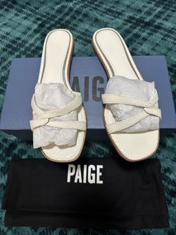 Paige Snake Leather Toby Flats
