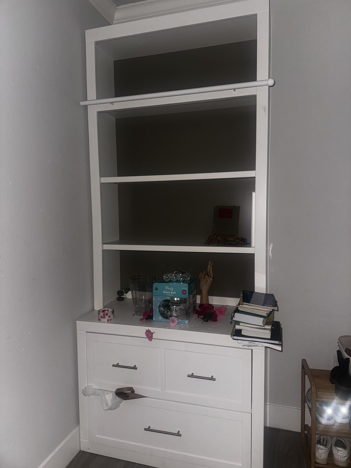 White Bookshelf for SALE!!