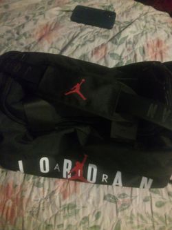 Jordan duffle bag/ nd matching shoe bag