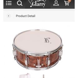 Glarry 13" X 3.5" Snare Drum