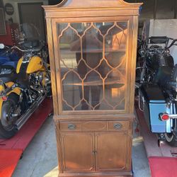 Antique Corner Cabinet.