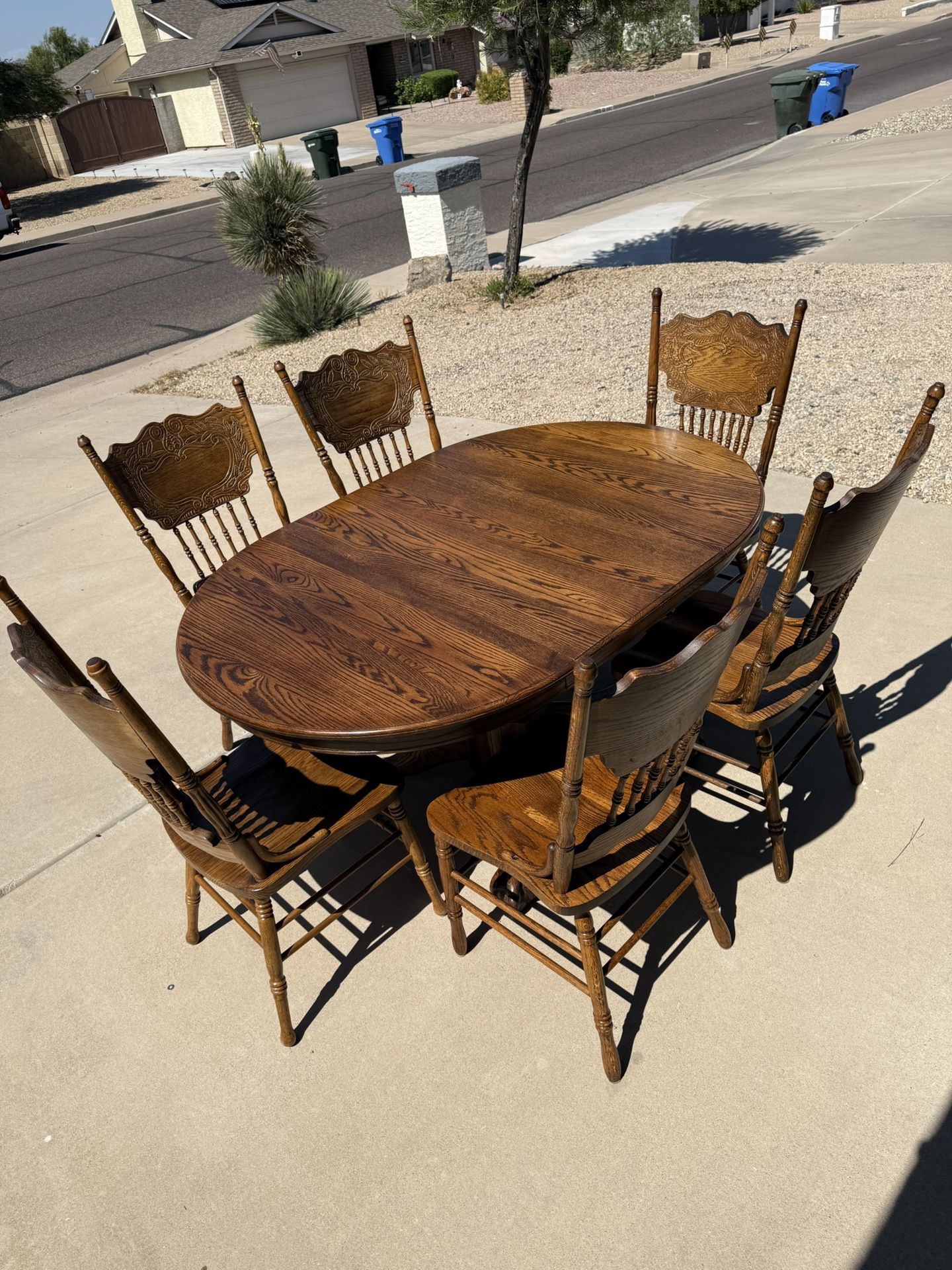 Oak Kitchen Table And chairs
