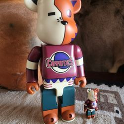 Arizona Coyotes Utah Hockey Club Authentic BearBrick Figure NEW 
